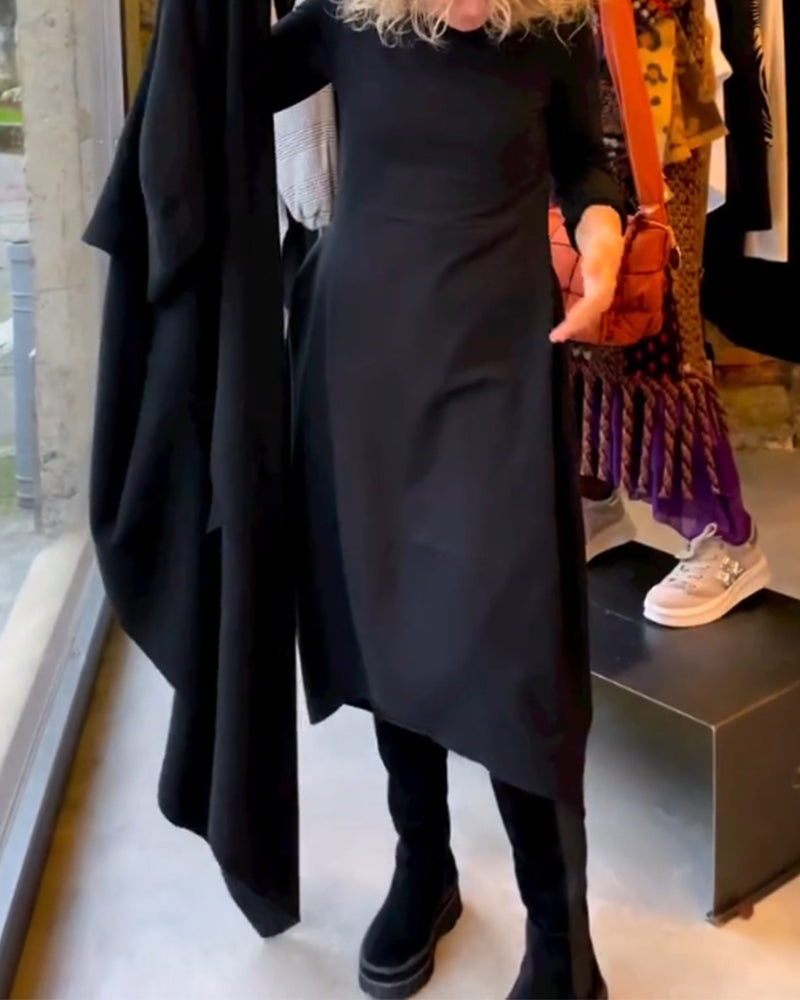 Eva | Vestido midi con bolsillos