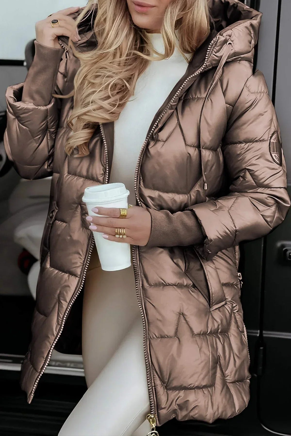 Lluvia - Chaqueta impermeable premium con capucha