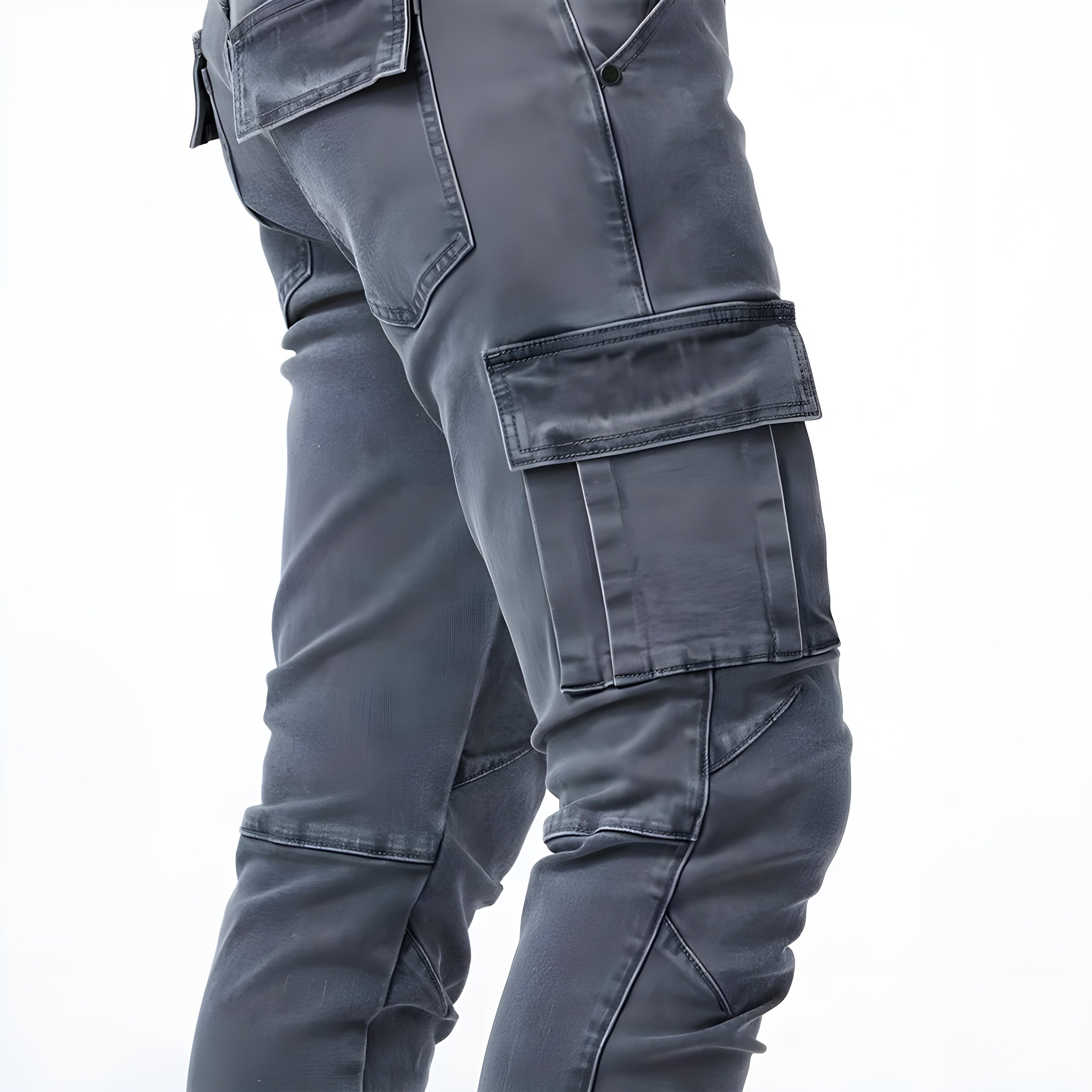 Ignacio | Pantalones cargo vaqueros elásticos
