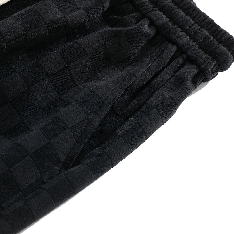 Alejandro | Pantalones de chándal de pana a cuadros