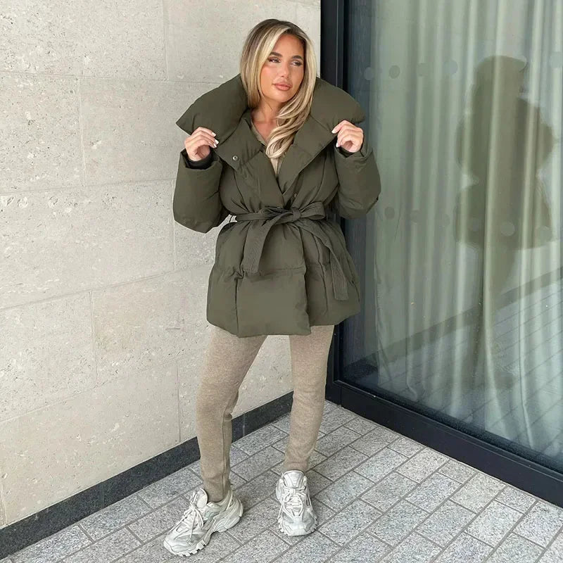 Laura - Abrigo Elegante Acolchado