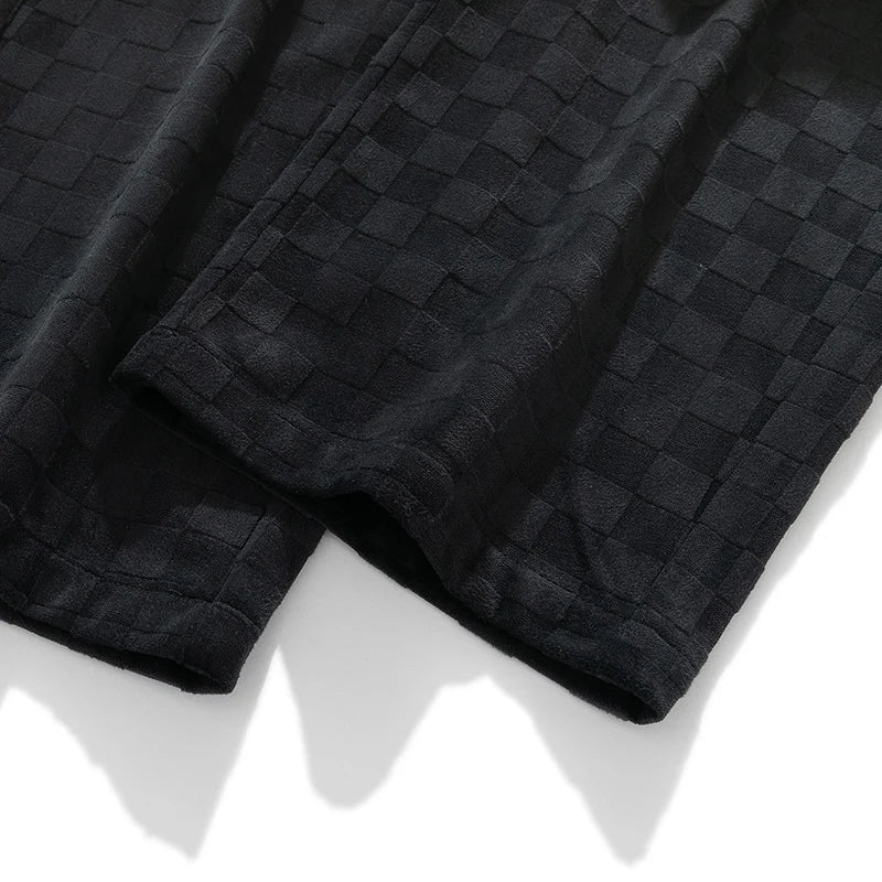 Alejandro | Pantalones de chándal de pana a cuadros