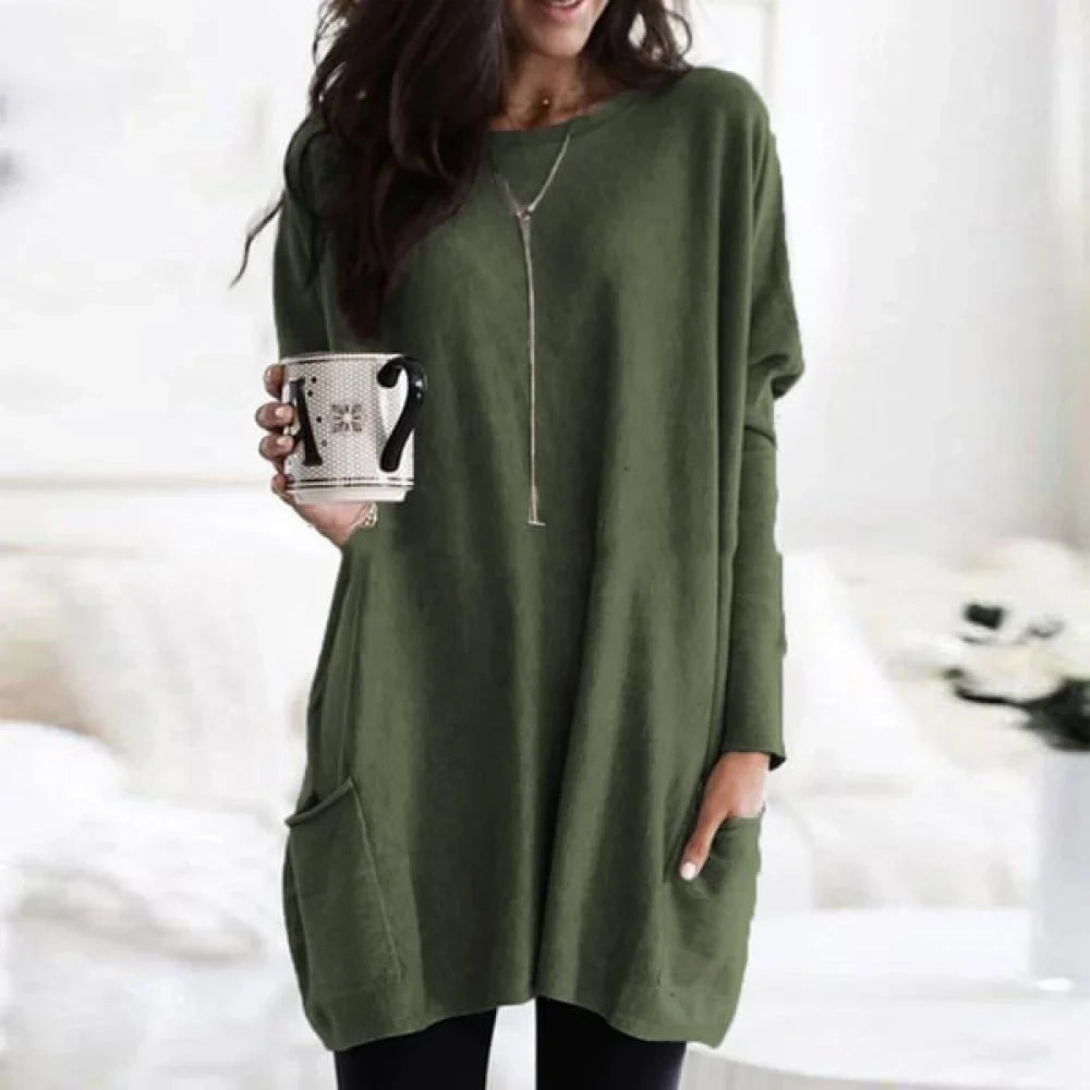 Marta | Top Casual con Bolsillo