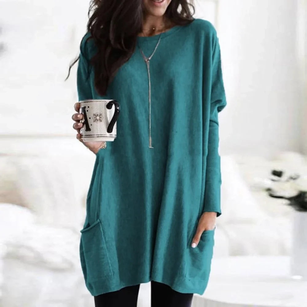Marta | Top Casual con Bolsillo