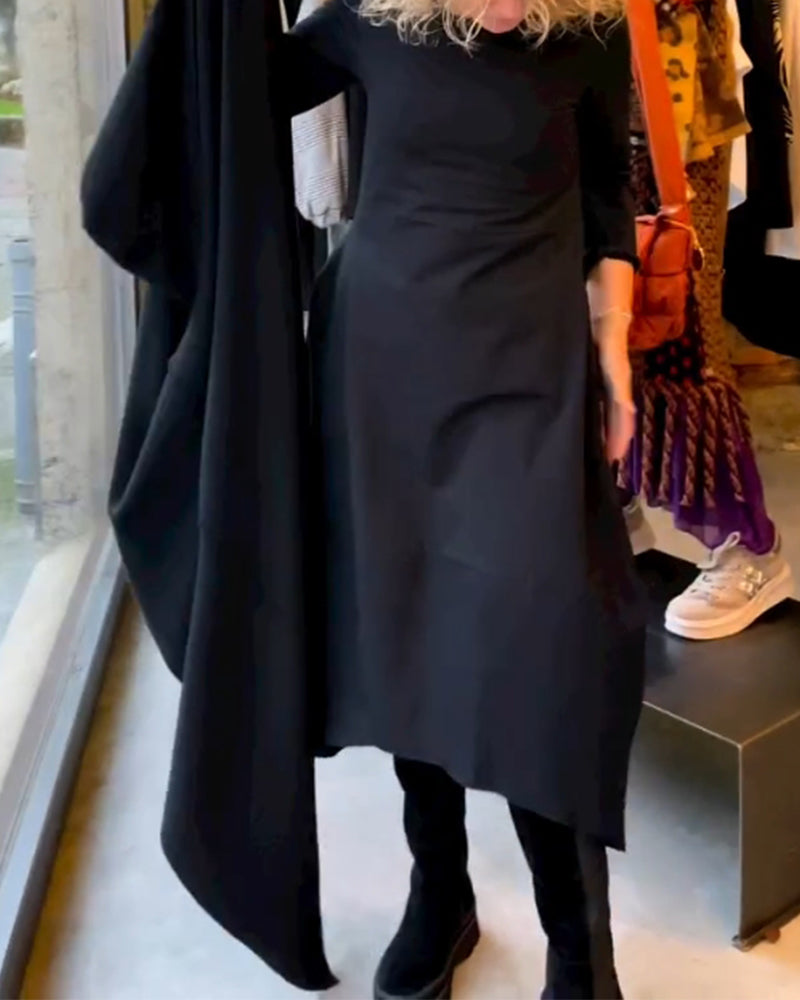 Eva | Vestido midi con bolsillos
