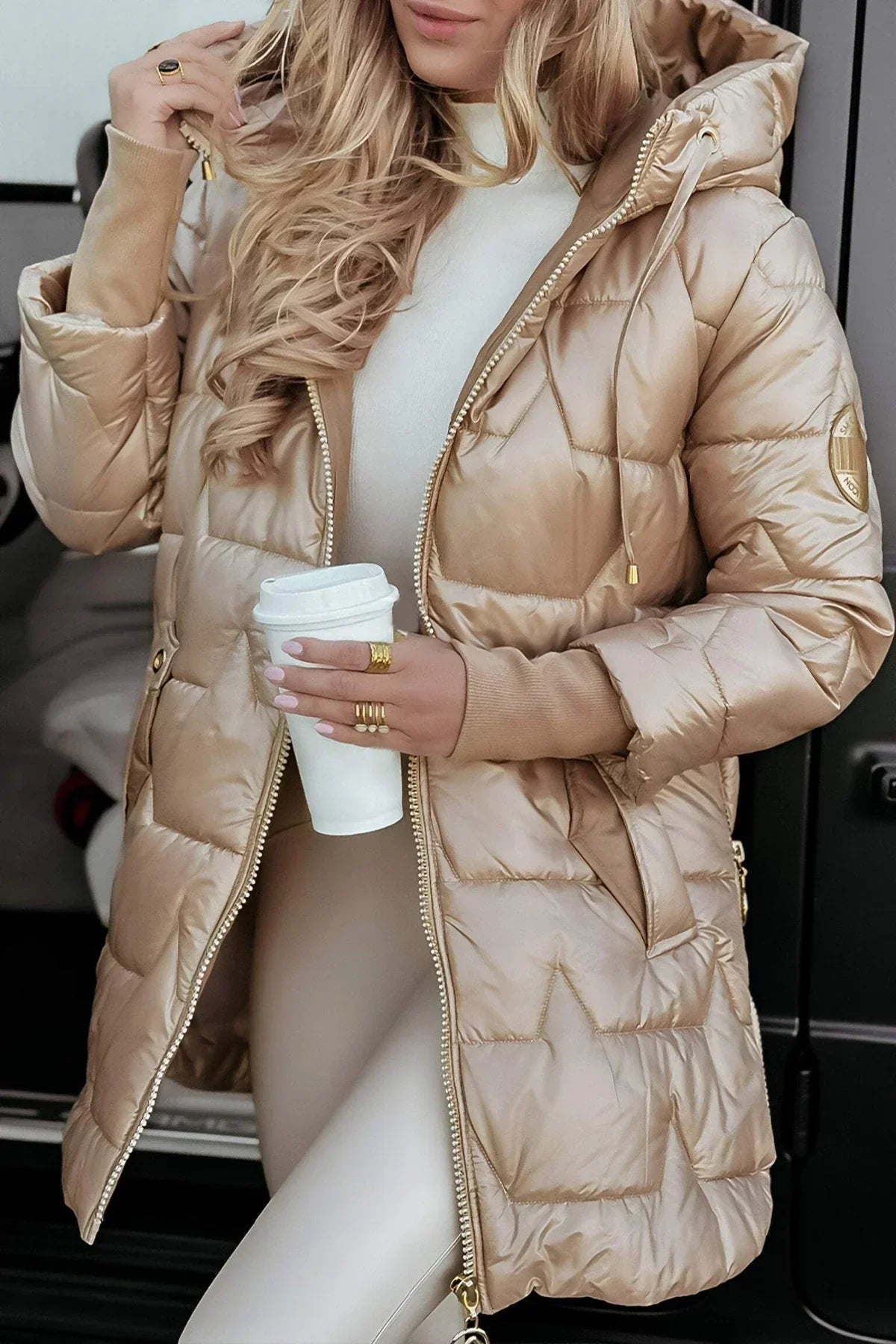 Lluvia - Chaqueta impermeable premium con capucha