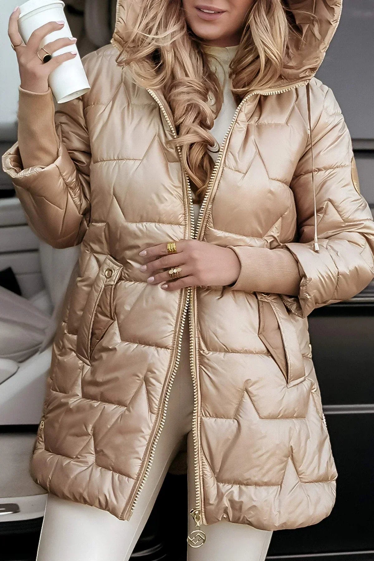 Lluvia - Chaqueta impermeable premium con capucha