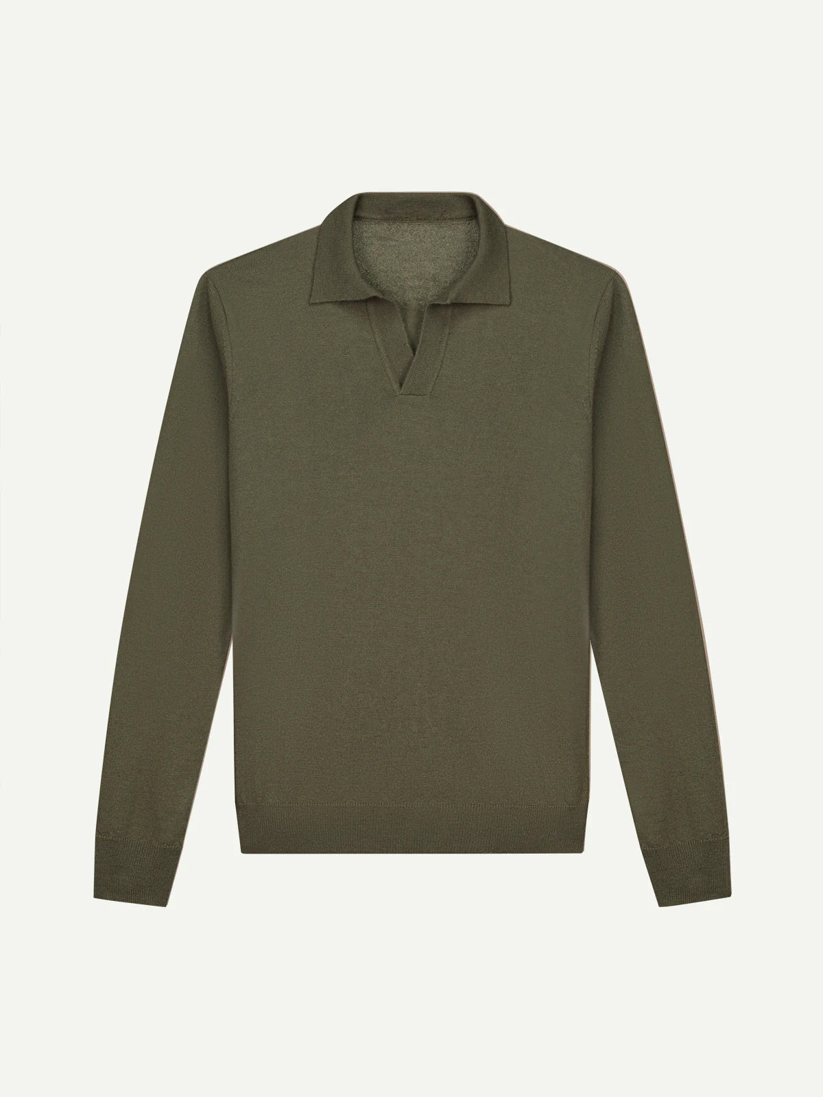 Merino | Polo Extrafino Sin Botones