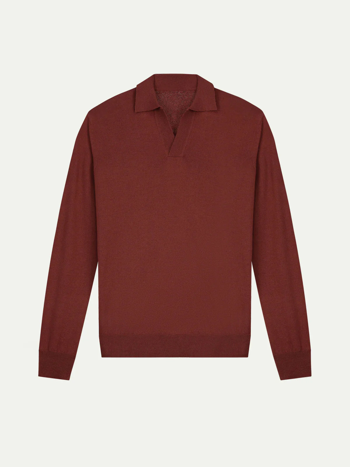 Merino | Polo Extrafino Sin Botones