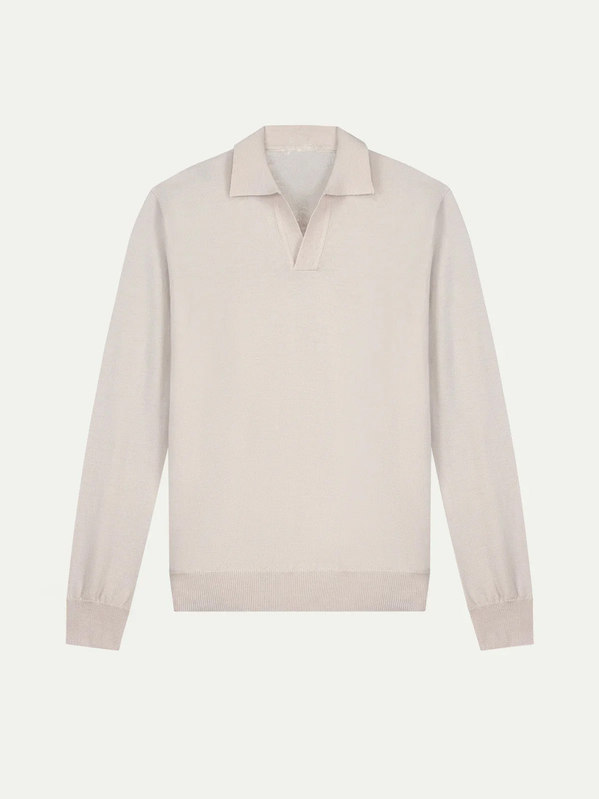 Merino | Polo Extrafino Sin Botones