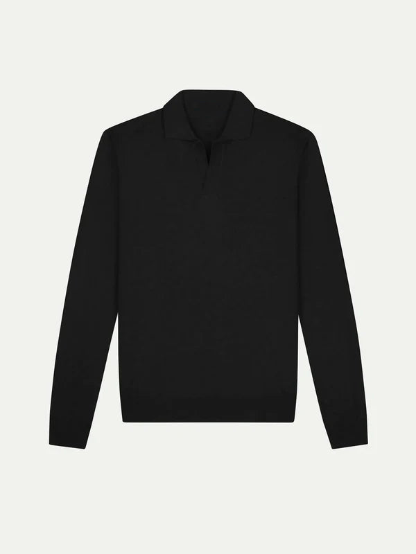 Merino | Polo Extrafino Sin Botones