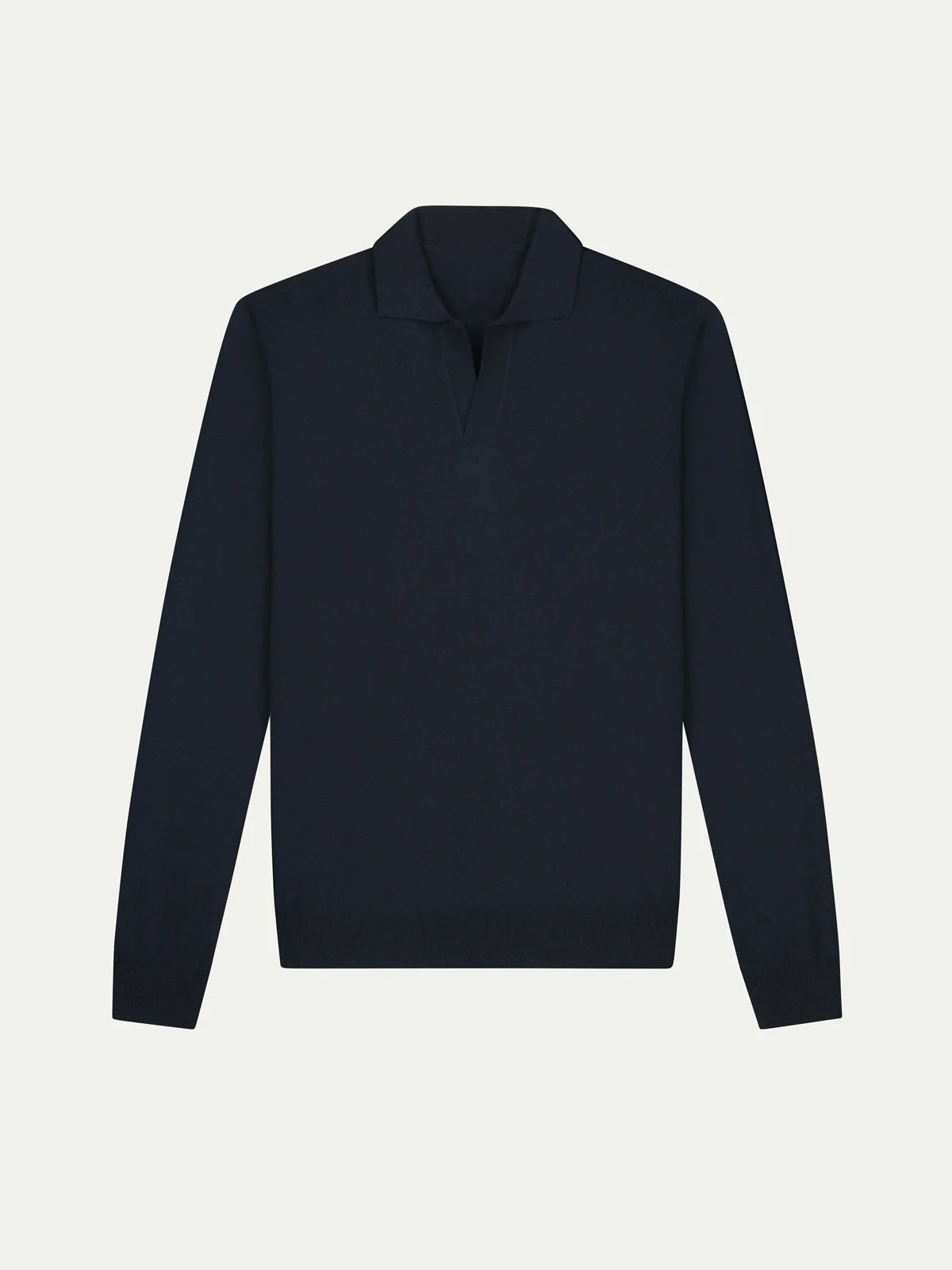 Merino | Polo Extrafino Sin Botones