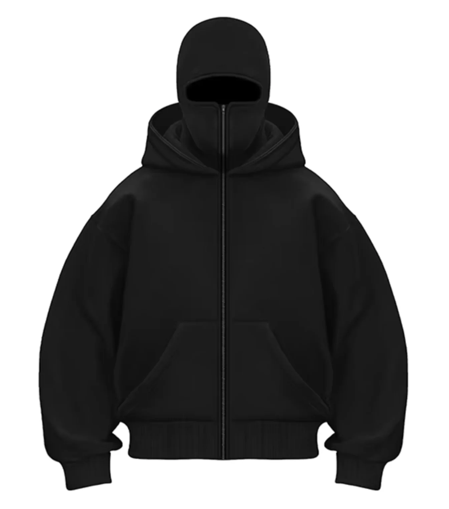 Antonio -  Stealth Hoodie Zip-Up